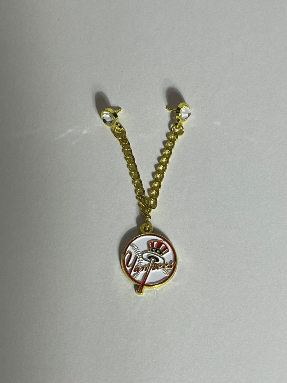 New Era NY New York Yankees Hat Chain Pin Pins Streetwear Yanks Hats Hatpin